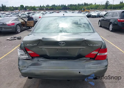 2004 Lexus Ls 430 из США, поврежденный, VIN JTHBN36FX40157899